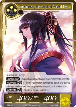 Amaterasu, the Oracle of Sacred Text