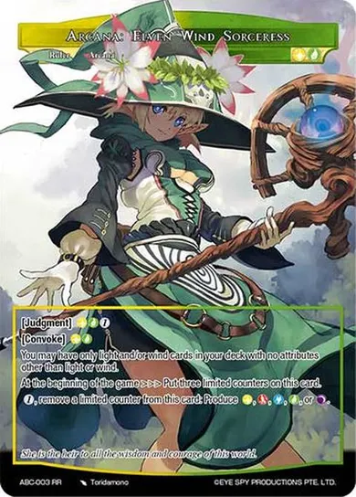 Arcana: Elven Wind Sorceress