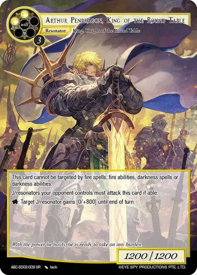 Arthur Pendragon, King of the Round Table