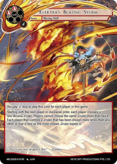Elektra's Blazing Storm