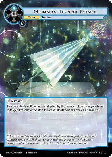 Mermaid's Thunder Parasol