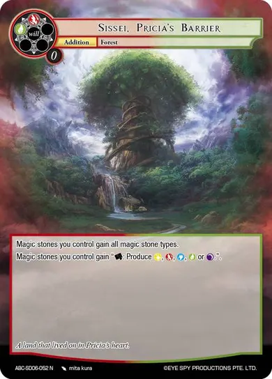 Sissei, Pricia's Barrier