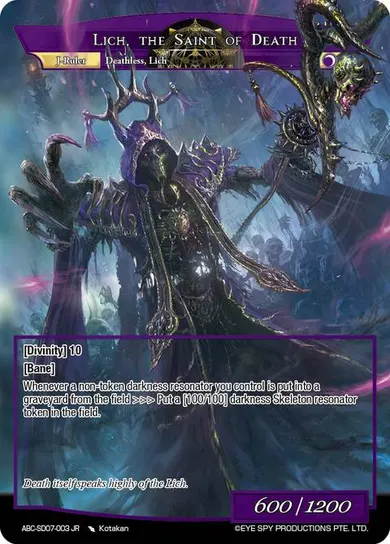 Lich, the Saint of Death