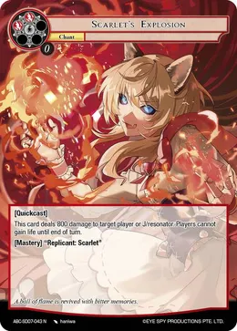 Scarlet's Explosion