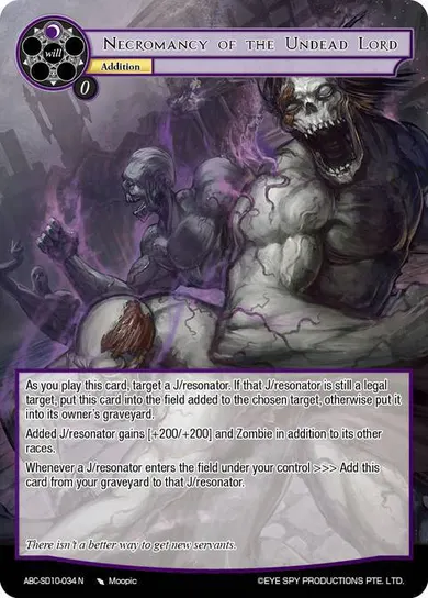 Necromancy of the Undead Lord