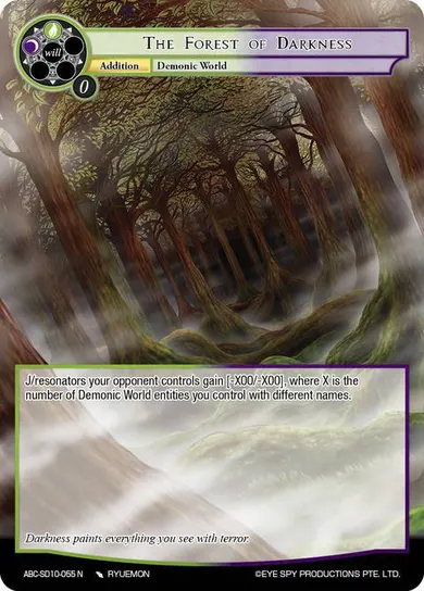 The Forest of Darkness