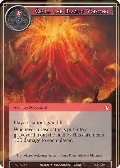 Certo, the Blazing Volcano