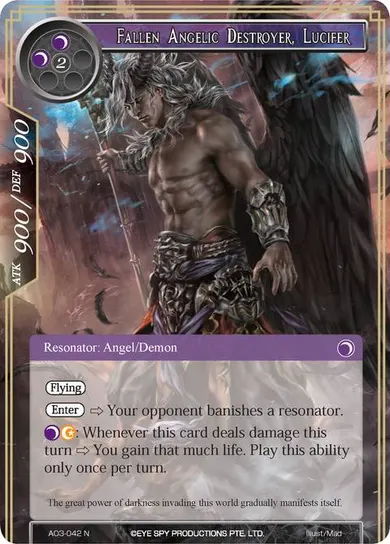Fallen Angelic Destroyer, Lucifer