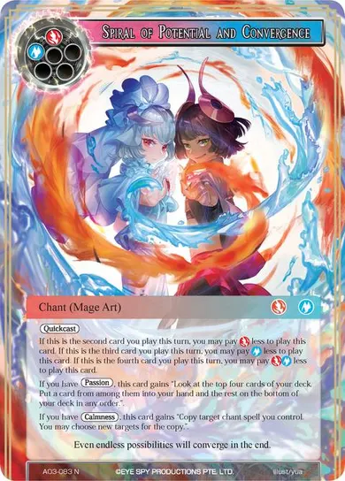 Spiral of Potential and Convergence