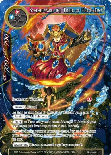 Scheherazade, the Teller of Heroic Epics