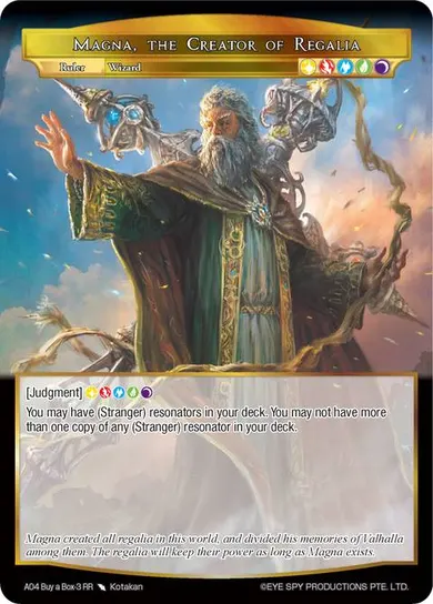 Magna, the Creator of Regalia