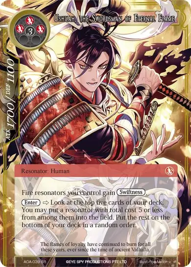 Ushuah, the Swordsman of Eternal Flame