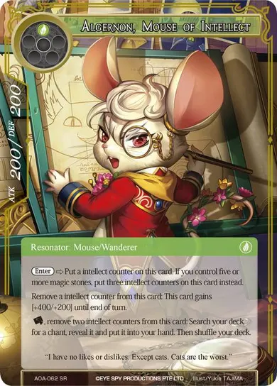 Algernon, Mouse of Intellect