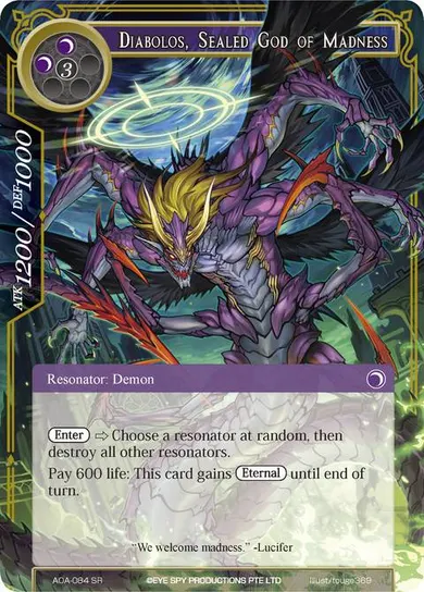 Diabolos, Sealed God of Madness