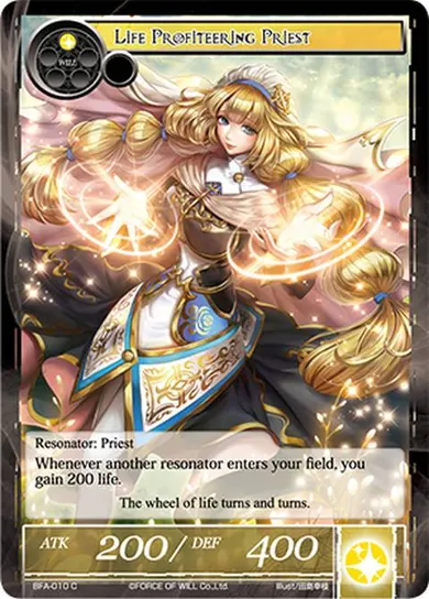 Life Profiteering Priest