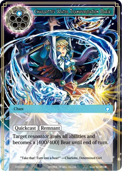 Charlotte's Water Transformation Magic