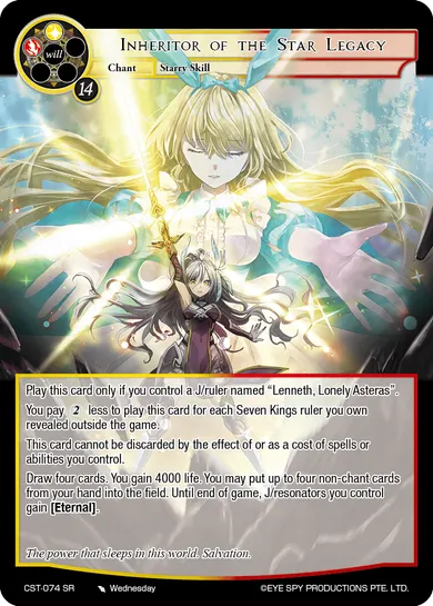 Inheritor of the Star Legacy