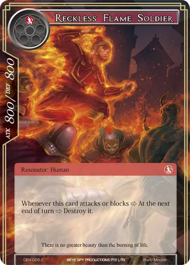 Reckless Flame Soldier