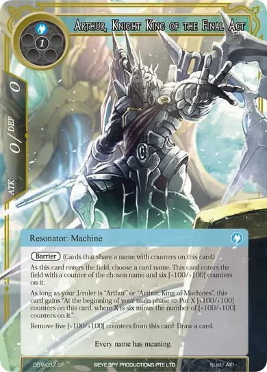 Arthur, Knight King of the Final Act