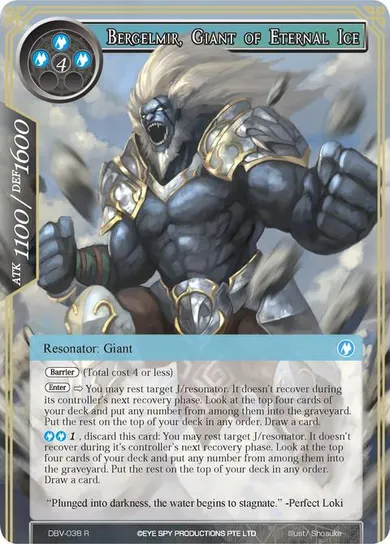 Bergelmir, Giant of Eternal Ice