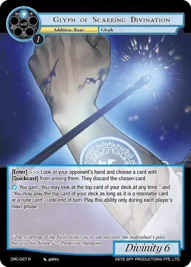 Glyph of Scarring Divination