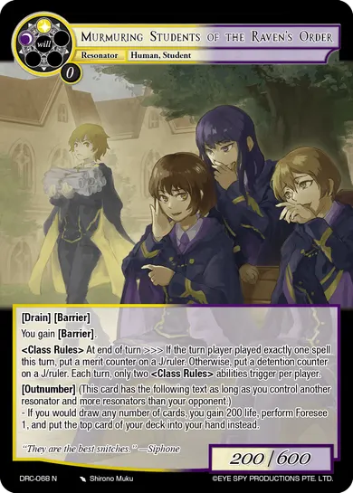 Murmuring Students of the Raven's Order