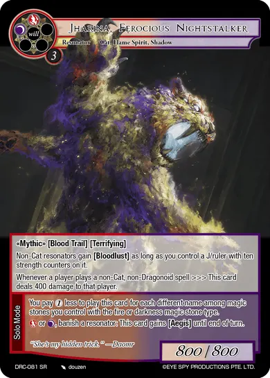 Jharina, Ferocious Nightstalker