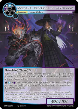 Morgana, Professor of Glyphology