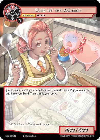 Cook at the Academy