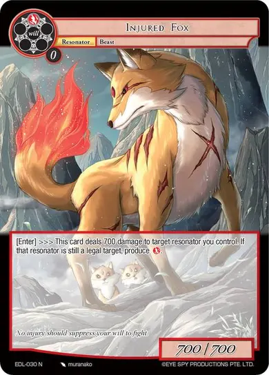 Injured Fox