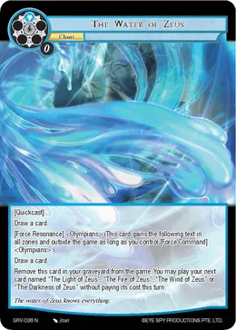 The Water of Zeus