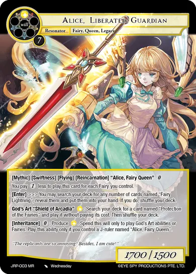 Alice, Liberated Guardian