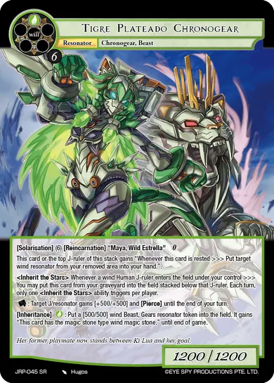 Tigre Plateado Chronogear