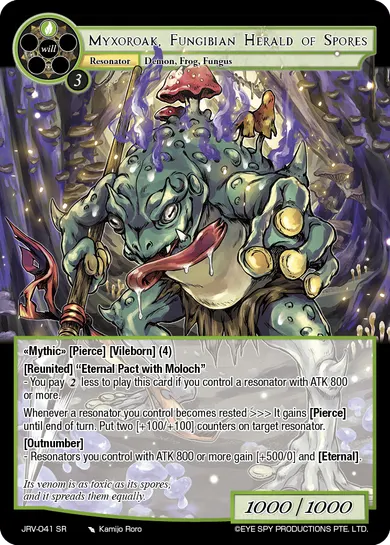 Myxoroak, Fungibian Herald of Spores