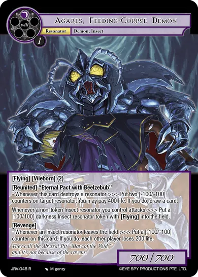 Agares, Feeding Corps Demon