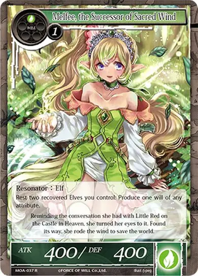 Melfee, the Successor of Sacred Wind