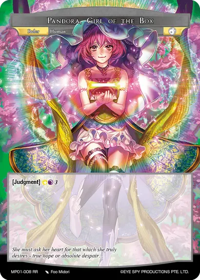 Pandora, Girl of the Box