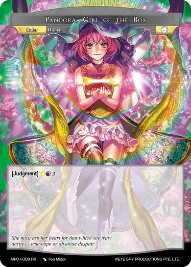 Pandora, Girl of the Box