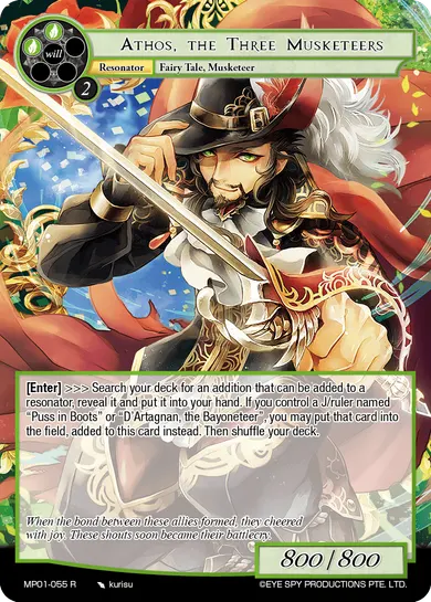 Athos, the Three Musketeers