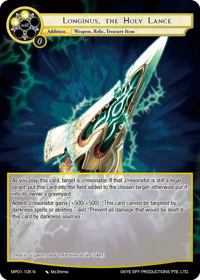 Longinus, the Holy Lance
