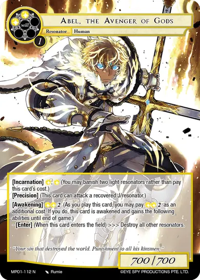 Abel, the Avenger of Gods
