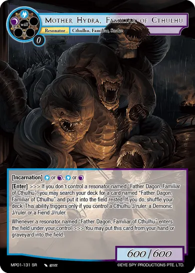 Mother Hydra, Familiar of Cthulhu