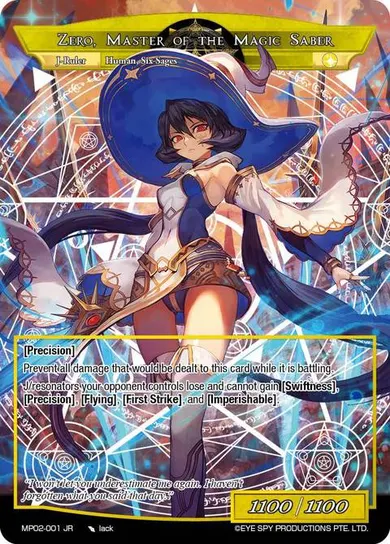 Zero, Master of the Magic Saber