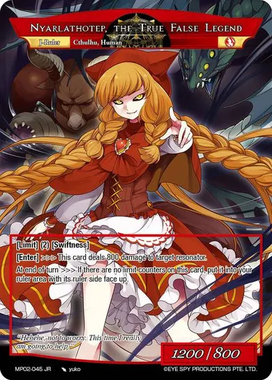 Nyarlathotep, the True False Legend