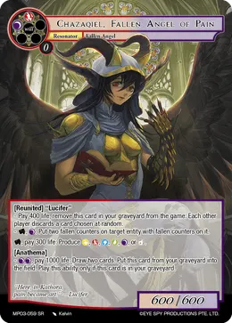 Chazaqiel, Fallen Angel of Pain