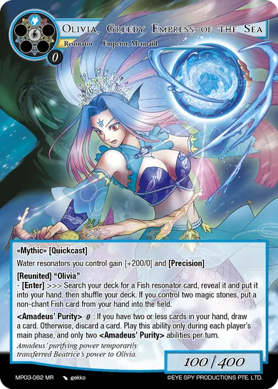 Olivia, Greedy Empress of the Sea