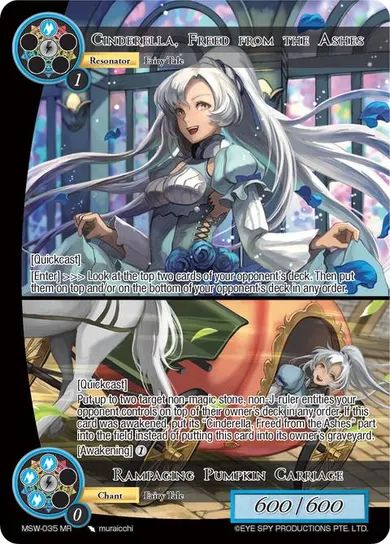 Cinderella, Freed from the Ashes