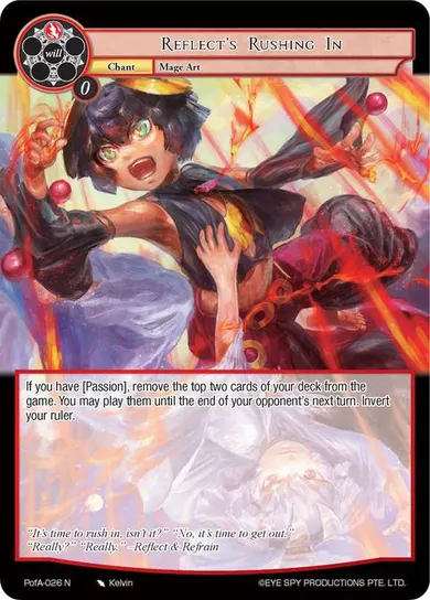 Reflect's Rushing In
