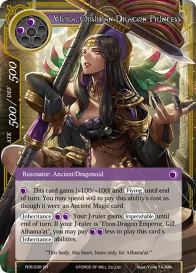 Viola, Obsidian Dragon Princess