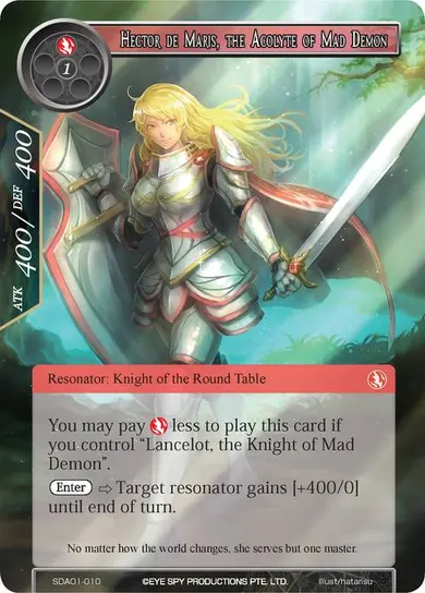 Hector de Maris, the Acolyte of Mad Demon